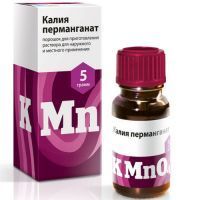 Калия перманганат Реневал фл.(пор. д/приг. р-ра д/местн. и наружн. прим.) 5г №1 пач.карт. Обновление ПФК/Россия