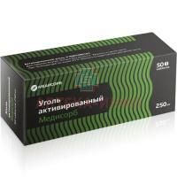 Уголь активированный МС таб. 250мг №50 Медисорб