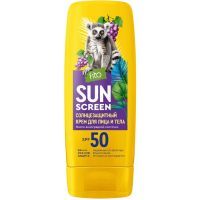 Крем SUN SCREEN солнцезащитный д/лица и тела SPF 50 140мл Фитокосметик/Россия