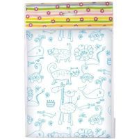 Клеенка Совы подкл. 50см х 70см (арт. 0051) б/окант. Колорит/Россия