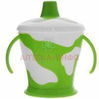 Поильник CANPOL BABIES непроливающий "Коровка"  250мл (арт. 250930124) зел. Canpol Babies/Польша