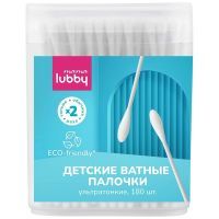 Ватные палочки LUBBY Mama ультратонкие №180 (арт. 29852) Yiwu Kikis Baby Products Co/Китай