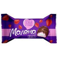 АККОНД Конфеты МАЛЕНА со вкусом Клубники и Сливок 1кг