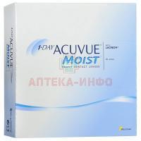 Линзы ACUVUE MOIST (1 день) pk 90 Dia 14.2 BC 8.5  контактные мягкие корриг. (-4,25) Johnson & Johnson Vision Care (Vistakon)