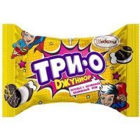 АККОНД Печенье ТРИО Джуниор с начинкой ванильный бум 45г