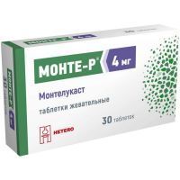 Монте-Р таб. жев. 4мг №30 Макиз-фарма