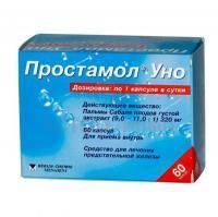 Простамол Уно капс. 320мг №60 Catalent Germany Eberbach/Германия/Берлин Фарма