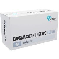 Карбамазепин ретард таб. пролонг. высв. 400мг №50 Озон/Россия