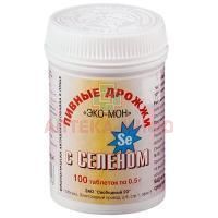 Дрожжи пивные таб. 500мг №100 с селеном Свободный 20