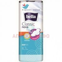 Прокладки гигиенические BELLA "Белая линия" Classic Nova №10 (drainette) Белла