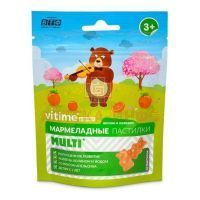 VITIME GUMMY Мармеладные пастилки Мультивитамины паст. жев. 2500мг №30 (апельсин) Внешторг Фарма