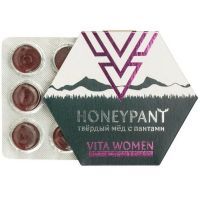 Мед HoneyPant Твердый с пантогематогеном VITA WOMAN 36г Хани Вэй/Россия
