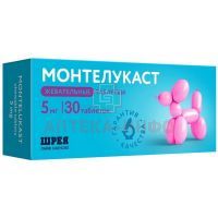 Монтелукаст таб. жев. 5мг №30 Shreya Life Sciences/Индия