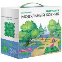 Коврик модульный ОРТОДОН Мох с пищалкой Ф6 ПластФактор
