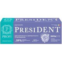 Зубная паста Президент Profi Enzywhite д/бережного ферментного отбеливания 90г Реноме/Россия