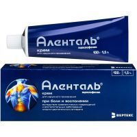 Аленталь туба(крем д/наружн. прим.) 1,5% 100г Вертекс