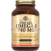 Солгар Рыбный жир Омега-3 капс. №50 Solgar Vitamin and Herb/США