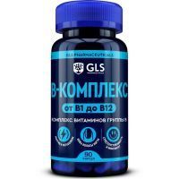 GLS В-КОМПЛЕКС капс. 430мг №90 Глобал Хэлфкеар