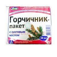 Горчичник-пакет ароматизированный пак.(пор.) №10 (с пихт. маслом) Петрофарм