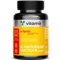 Альфа-Липоевая кислота Форте (Витамир) таб. №90 Квадрат-С/Россия