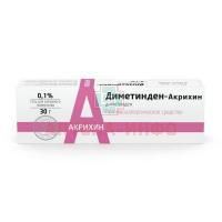 Диметинден-Акрихин гель (д/наруж. прим.) 0,1% 30г Medana Pharma/Польша