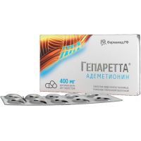Гепаретта таб. кишечнораств. п/пл. об. 400мг №20 Фармамед/Россия