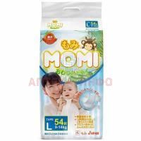 Подгузники MOMI L (9-14кг) №54 Q-Way Inc/Япония