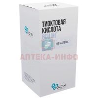 Тиоктовая кислота таб. п/пл. об. 600мг №100 (банки) Озон