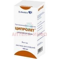 Ципролет фл.(р-р д/инф.) 200мг/100мл Amanta healthcare/Индия