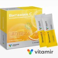 Витамин С 850мг Витамир стик-пак. 2,5г №20 (апельсин) Квадрат-С/Россия