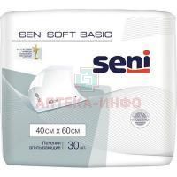 Пеленка SENI SOFT BASIC 40х60см №30 Белла/Россия