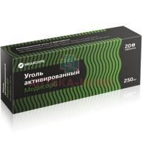 Уголь активированный МС таб. 250мг №20 Медисорб