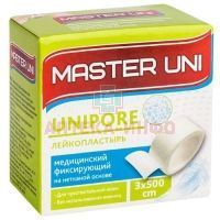 Лейкопластырь MASTER UNI UNIPORE фиксирующий 3смх500см (неткан. основа) PharmLine/Великобритания
