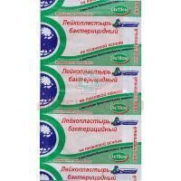 Лейкопластырь бактерицидный С-ПЛАСТ 4 х 10см (ткан. основа) (р-р брилл. зеленого) Сарепта-Медипласт/Украина