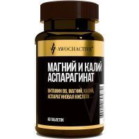 AWOCHACTIVE Магний и калий аспарагинат таб. №60 Арсенал атлета
