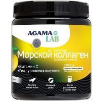 AGAMA LAB Морской коллаген+Витамин C+Гиалуроновая кислота пор. 150г (лимон) Жива Продукт ПРО