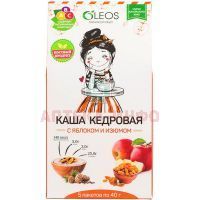 Каша Кедровая с Яблоком и изюмом 40г пак. №5 (уп. 200г) Олеос