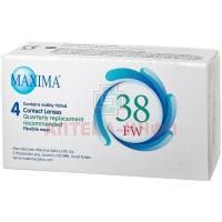 Линзы MAXIMA 38 FW 8.6 контактные мягкие корриг. (-3,50) №4 Maxima Optics/США