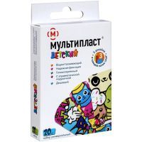 Лейкопластырь бактерицидный МУЛЬТИПЛАСТ Детский набор №20 Валента Фармацевтика/Россия