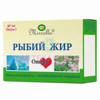 Рыбий жир "Мирролла" валериана и пустырник капс. №100 Мирролла