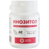 NATURAL HEALTH Инозитол с альфа-липоевой кислотой капс. №60 Натуральное здоровье/Россия