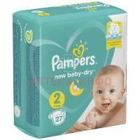Подгузники PAMPERS New Baby Dry Mini (4-8кг) №27 Проктер энд Гэмбл
