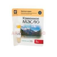 Каменное масло Бобровая струя пор. 3г Сашера-мед/Россия