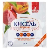 Кисель ДЖЕЛИ Плюс персик 25г Биокор