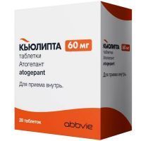 Кьюлипта таб. 60мг №28 Forest Laboratory Ireland/Ирландия/AbbVie S.r.l/Италия