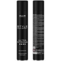 Лак для волос OLLIN STYLE ультрасильной фиксации 500мл Ollin Professional/Россия