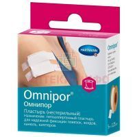Лейкопластырь OMNIPOR катуш. нетканный материал 1,25см х 5м (еврохолдер) Пауль Хартманн/Германия