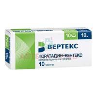 Лоратадин-ВЕРТЕКС таб. 10мг №10 Вертекс