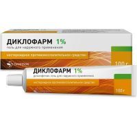 Диклофарм туба(гель д/наружн. прим.) 1% 100г Vetprom/Болгария