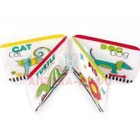 Игрушка CANPOL BABIES книжка мягкая с картинками "Цветные животные" (арт. 74/009) Canpol Babies/Польша